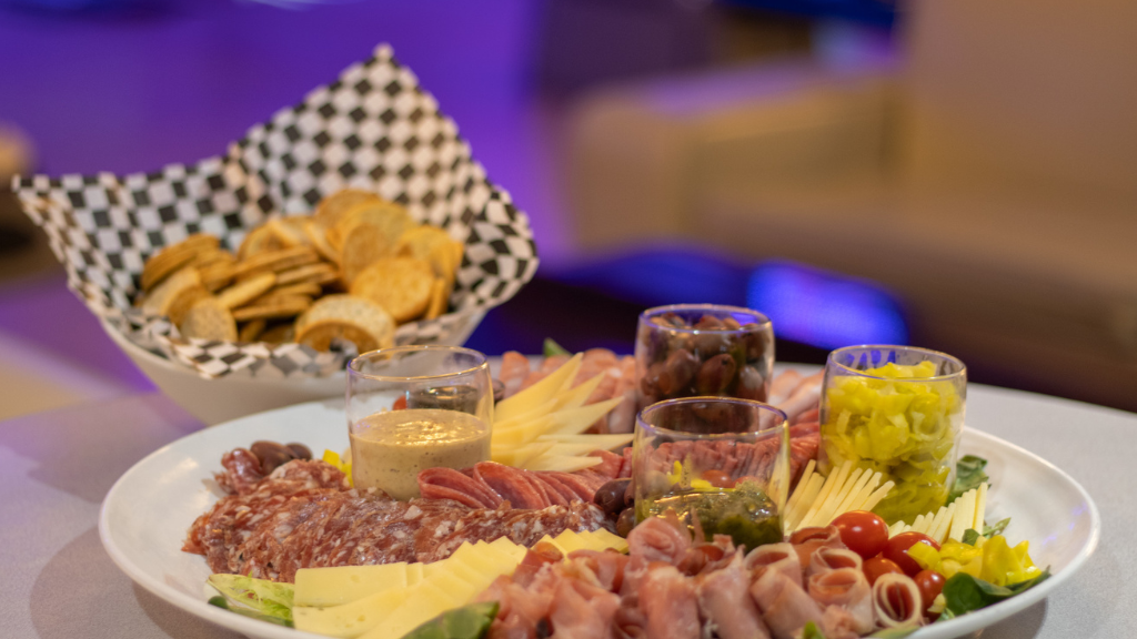 Charcuterie spread prepared for a PINZ event